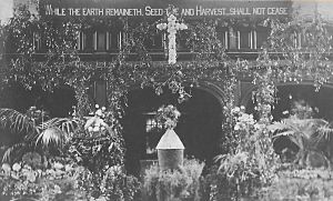Decorated around 1914 for the Harvest Festival